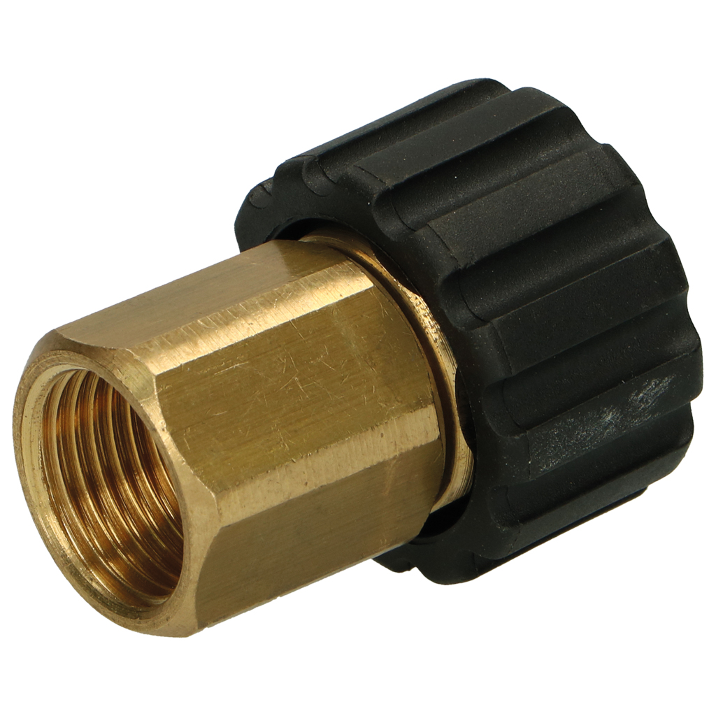 Raccord pivotant en laiton pour nettoyeur haute pression Filetage M22 14 mm Raccord pivotant en laiton pour nettoyeur haute pression Filetage M22 14 mm