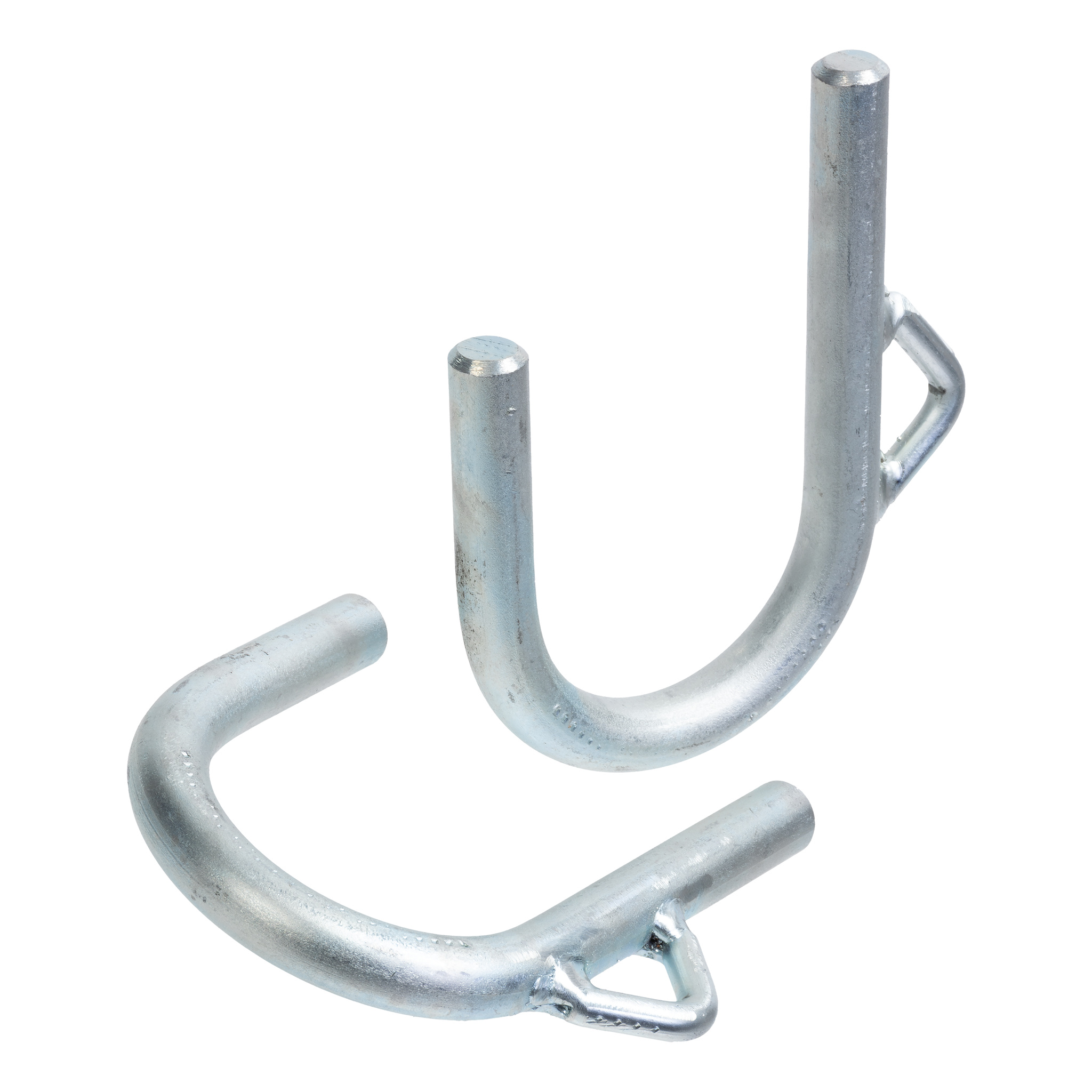 Spare part image Jeu de crochets 63 mm pour pattes avant pour MS Cage de parage Platinum & Silver, p/2
